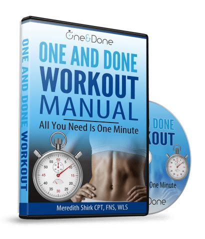 One and Done Workout Reviews - Does Meredith Shirk 7-Minute Workout Plan Work? - Daily Fitspiration