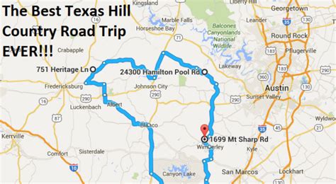 The Ultimate Texas Hill Country Road Trip - Texas Hill Country Map | Printable Maps