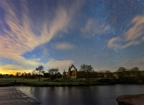 Bolton Abbey at night on Behance