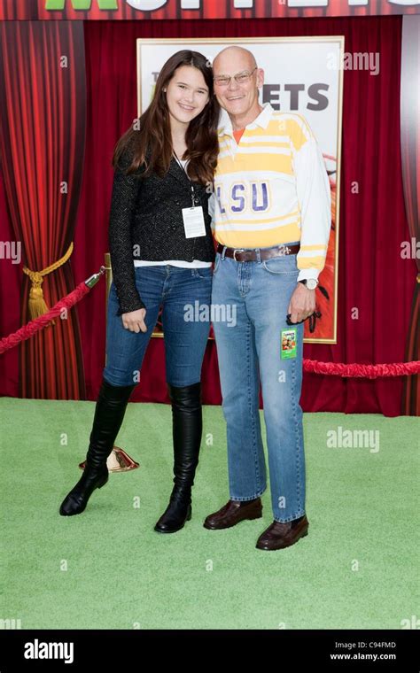 James Carville, Daughter at arrivals for THE MUPPETS Premiere, El ...