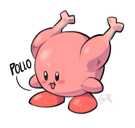 A Present for the Poyo bot (Art by Gerph) : r/Kirby