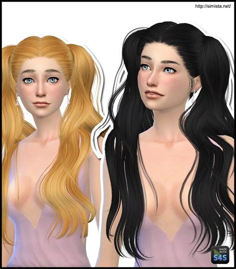 Newsea JO77 Parody Hair Retexture | Sims 4 anime, Sims hair, Sims 4