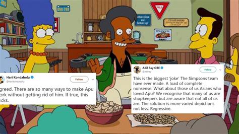 Apu to 'be dropped' from The Simpsons amid stereotype accusations ...