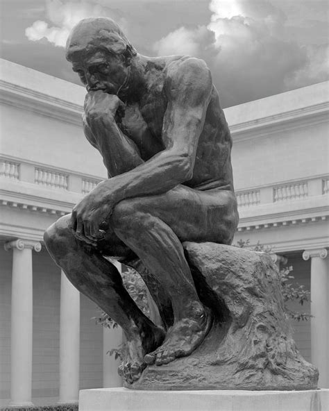 The Thinker Bronze Sculpture Auguste Rodin Legion of Honor San Francisco California 1 Photograph ...