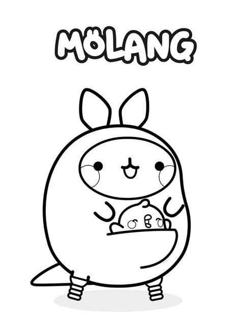 Molang Ballerina Coloring Page | Images and Photos finder