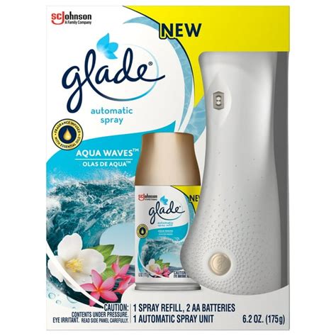 Glade Automatic Spray, Aqua Waves, Automatic Air Freshener, Starter Kit ...