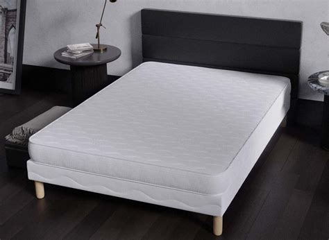 Ensemble sommier + matelas H15cm 160x200 cm - DECOINPARIS