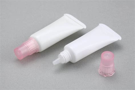 Customized Empty Plastic Cosmetic Tube Packaging with Screw Cap Mockup for Cream or Lube ...