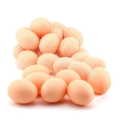 10 Pcs Artificial Fake Egg Food Dummy Kitchen Party Wedding Home Table ...