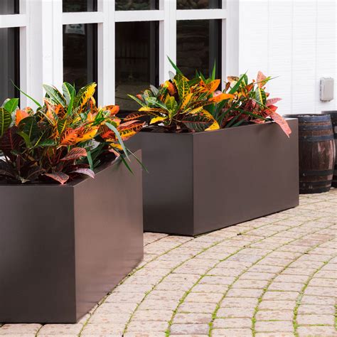 Potsdam Large Rectangular Planter Boxes - Pots Planters & More