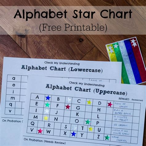 Alphabet Star Charts - ResearchParent.com