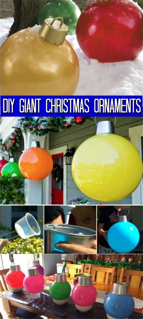 How to Make Your Own Giant Christmas Ornaments - DIY & Crafts