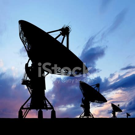 Xxxl Satellite Dish Silhouette Stock Photo | Royalty-Free | FreeImages