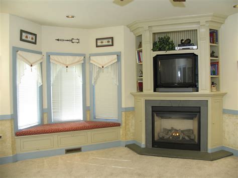 Corner Fireplace Mantels With TV Above | FIREPLACE DESIGN IDEAS