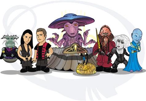 FarScape Cartoons by Paul D. Baker