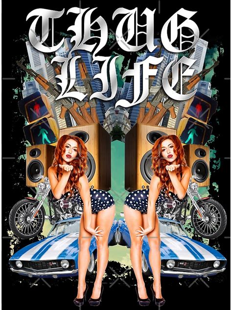 "Thug Life" Poster by LeoZitro | Redbubble