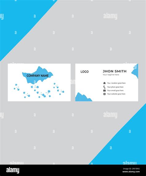 Professional creative business card template design Stock Vector Image ...