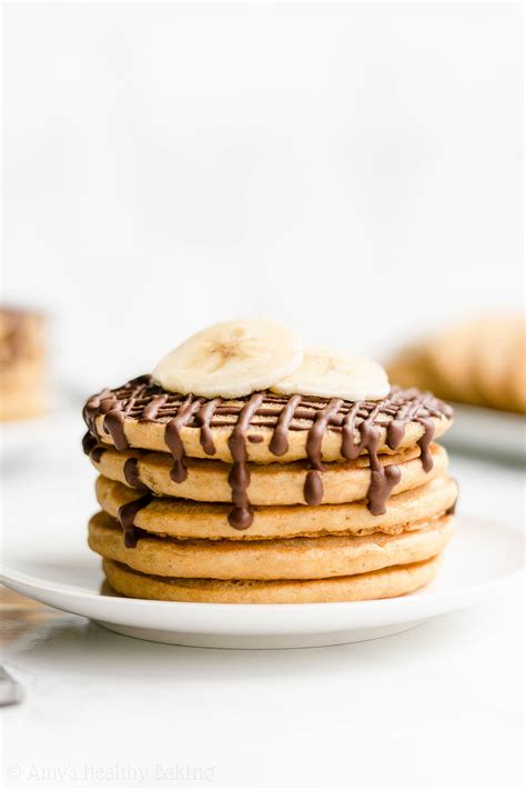 Healthy Banana Pancakes | Amy's Healthy Baking