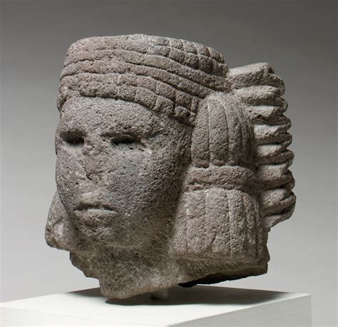 Head of a Water Deity (Chalchiuhtlicue) | Aztec | The Metropolitan ...