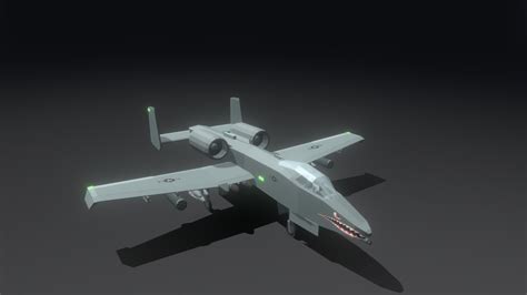 Low poly A-10 Warthog - Download Free 3D model by SIpriv (@S1Priv) [c808e69] - Sketchfab