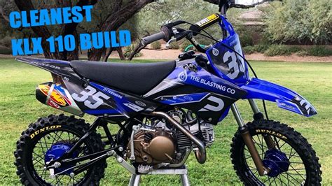 KLX 110 PROJECT BUILD. INSANELY CLEAN!!! - YouTube