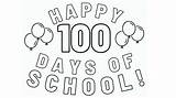 100th Day Coloring Sheet Pages sketch template