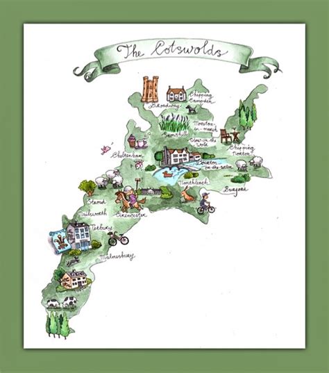 Pin on Cotswolds | Cotswolds map, Cotswolds england, Cotswolds