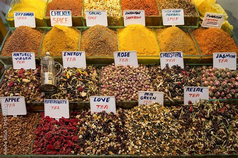 Turkish Herbs and Spices Stock Photo | Adobe Stock