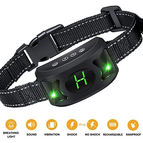 Dog Bark Collar, Anti Barking Collar with 7 Adjustable Levels, Beep ...