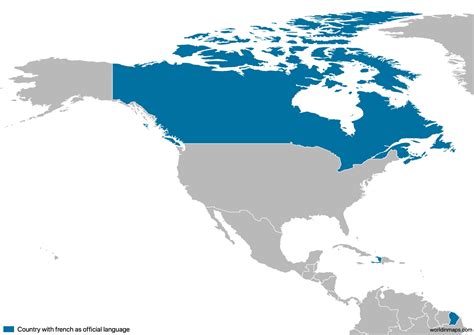 Francophone countries - World in maps