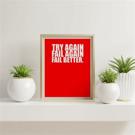 Try again... Printable Art, Poster Wall Art, Motivational Print ...