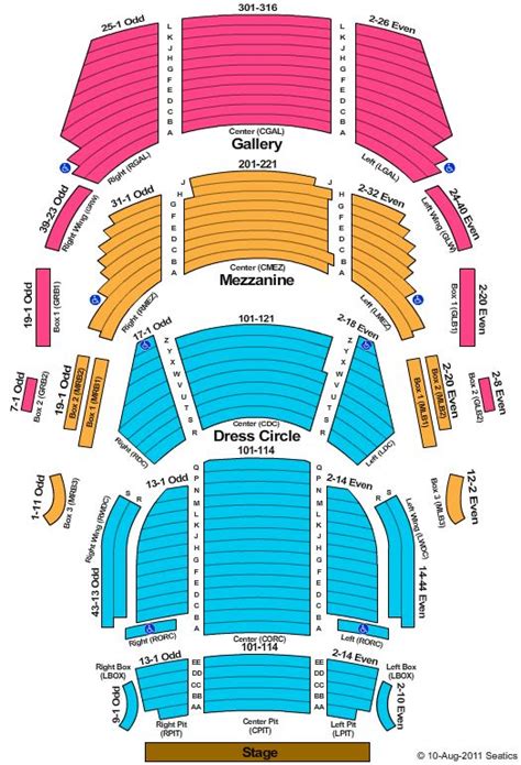 Gallagher Bluedorn Performing Arts Center Seating Chart Cedar Park Center Seating Chart 525-7 ...