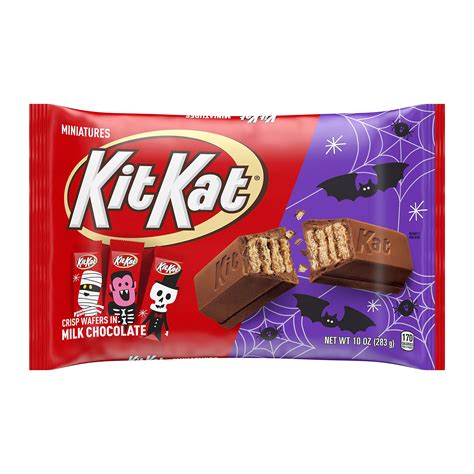 KIT KAT® Miniatures Milk Chocolate Wafer Candy Bars, Halloween, 10 Oz ...