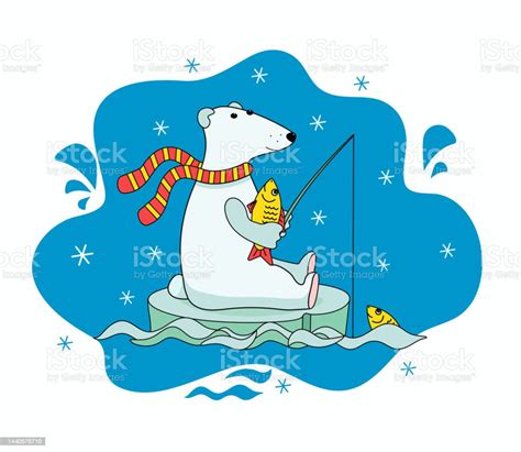 Cartoon Polar Bear 1 Stock Illustration - Download Image Now - Abstract ...