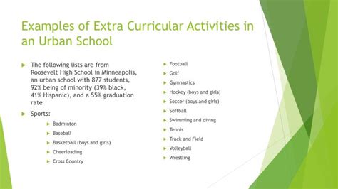 PPT - Extra Curricular Activities PowerPoint Presentation - ID:2265197