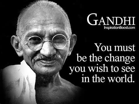 Gandhi Quotes Be The Change