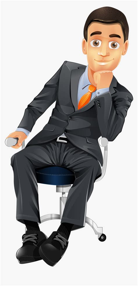 Businessman Vector Png, Transparent Png - kindpng