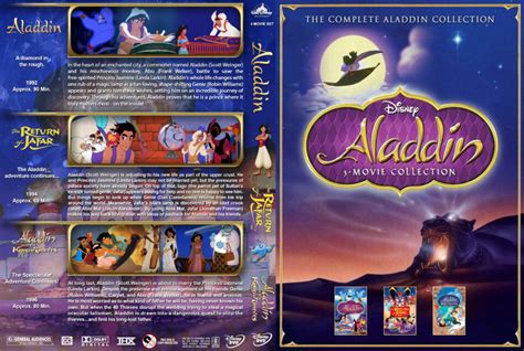 Aladdin Collection dvd cover (1992-1996) R1 Custom