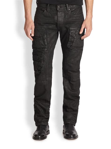 Lyst - Ralph Lauren Black Label Courier Cargo Pants in Black for Men