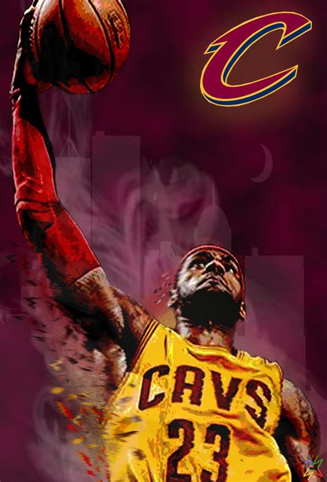 Lebron James Dunk Wallpaper Cavs