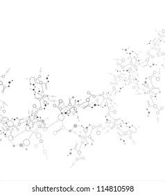 Molecular Structures Stock Vector (Royalty Free) 114810598 | Shutterstock