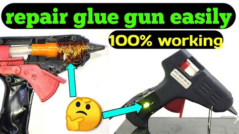 how to repair glue gun || glue gun repair kaise kare || glue gun repair || using resistance ...