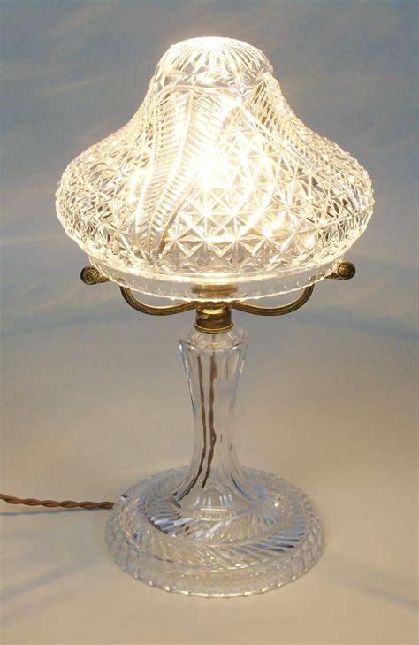Antique Cut Crystal Glass Table Lamp (because you don't do new)