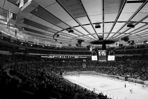 Ice Hockey at Madison Square Garden | Madison square garden, New york rangers, Hockey arena