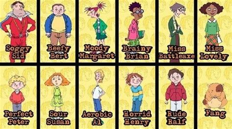 Horrid Henry Cartoon Characters Names – NBKomputer