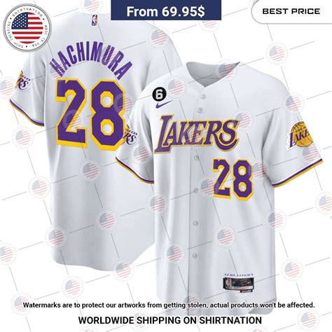 BEST Los Angeles Lakers Rui Hachimura Baseball Jerseys • Shirtnation ...