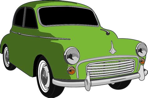 Classic Green Car - Openclipart