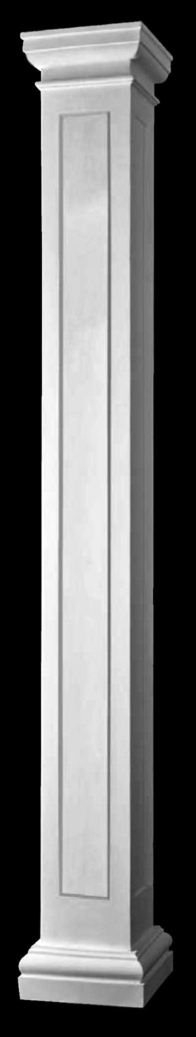 Mount Vernon Column - Square, Non-Tapered PolyStone® Columns - Chadsworth Columns: shop.columns.com