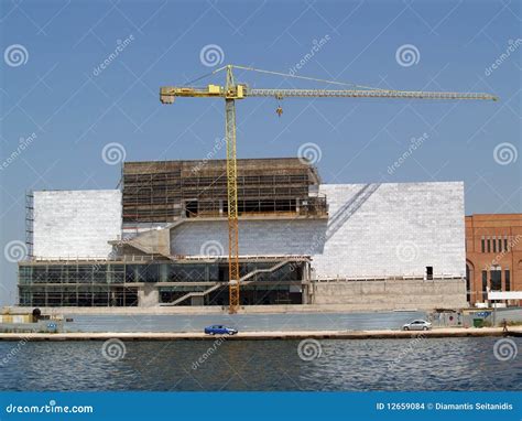 Building Constriction stock photo. Image of greece, condominium - 12659084