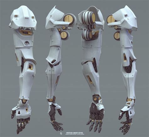 Mecha Arm 03, Hristian Ivanov Shyne on ArtStation at https://www.artstation.com/artwork/JyVQz ...